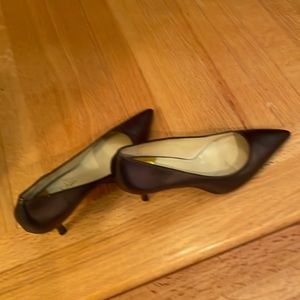 Bronze color dress heels, 2 1/2 inches.  Cole Haan.